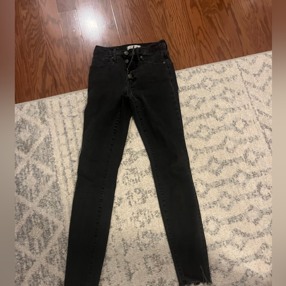 Madewell blackish- gray jeans
